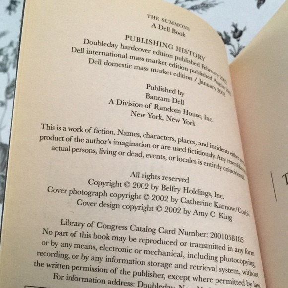 John Grisham The Summons Paperback 2002 - Picture 4 of 5